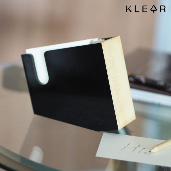 klearobject-gravity-memo-holder-กล่องใส่กระดาษโน๊ต-กระดาษจดบันทึก-ใส่นามบัตร-ของใช้บนโต๊ะทำงาน-กล่องอะคริลิค-ที่ใส่กระดาษโน๊ต-กระดาษโน๊ต-ใส่กระดาษ