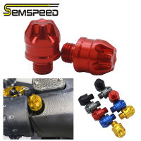 SEMSPEED1คู่รถจักรยานยนต์มุมมองด้านหลังกระจกมองหลังด้ายปรับสายฟ้าสกรูสำหรับYamaha NVX Aerox 155 150 125 2015-2020