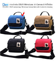 กระเป๋ากล้อง DSLR /MirrorLess  ผ้า Canvas มี 4 สีให้เลือกได้ DSLR camera bag / MirrorLess Canvas fabric available in 4 colors for choosing