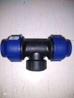 อุปกรณ์ข้อต่อแบบสวมอัด ( Compression Fitting) สามทางเกลียวในขนาด 40mm 50mm 63mm