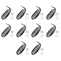 10X Hot Rail Pickups Double Track 11K Alnico5 Guitar Pickup Fit Strat Tele Electric Guitar, White