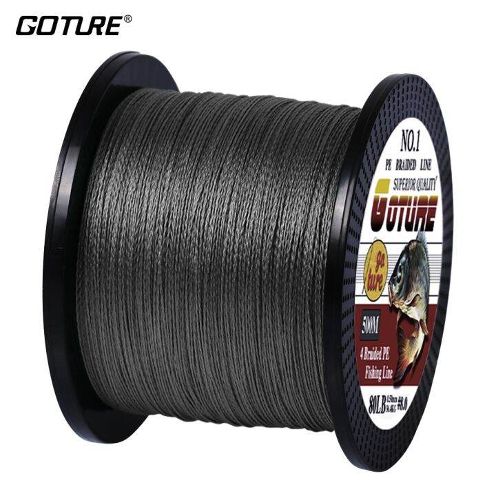 goture-500m-547yards-pe-braided-fishing-line-multifilament-4-strands-cord-for-carp-fishing-8-10-20-30-40-60-80-lb