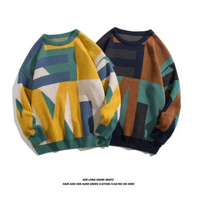 ﺴ hnf531 plaid sweaters high quality cardigans unisex cardigans thermal tops knitted sweaters