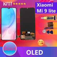 (งาน ic แท้) (OLED)For Xiaomi Mi 9lite หน้าจอ LCD พร้อมทัชสกรีน - Xiaomi mi 9 lite (ปรับแสงได้)(สามารถสแกนด้วยลายนิ้วมือ)