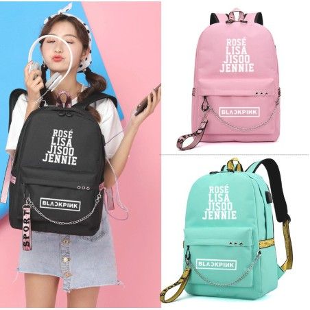 Blackpink Backpack School Bag Bookbag Laptop Bag | Fruugo DK