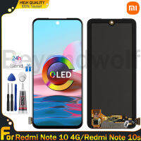 Beyondwolf จอแสดงผล OLED สำหรับ Redmi Note 10 4G/Redmi Note 10S หน้าจอสัมผัส LCD ประกอบ Digitizer สำหรับ Redmi Note 10G M2101K7AG M2101K7AI/Redmi Note 10S M2101K7BG M2101K7BI M2101K7BNY M2101K7BL Lcd