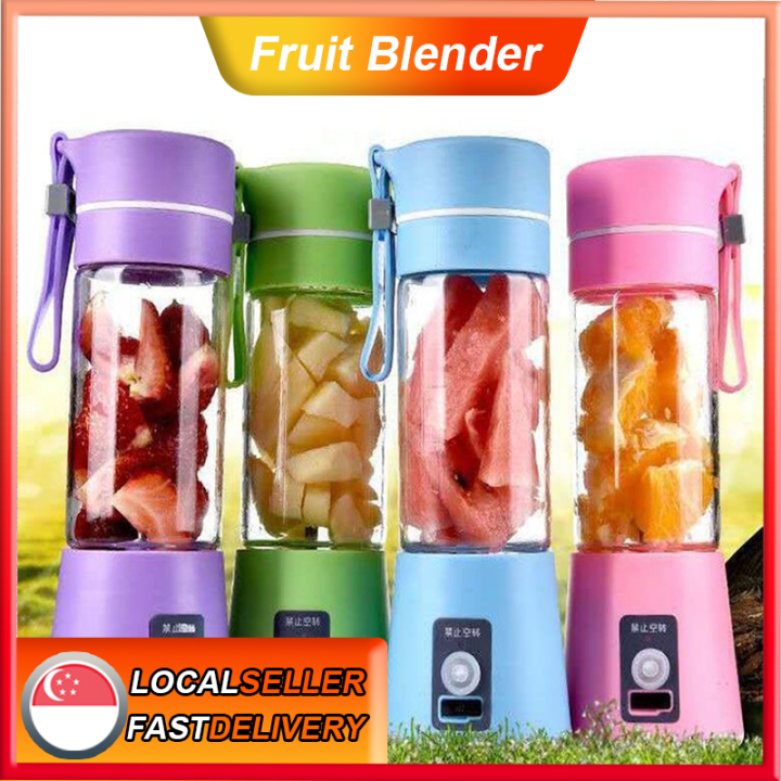 350ml Portable Blender Juicer Electric USB Rechargeable Mixer Smoothie  Slushy Cup Fresh Juice Blender Bottle USB Charging Kitch