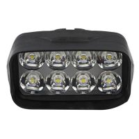 【CW】 New 1Pc Motorcycle Car Super Bright 8 LED Light Headlight Spotlights Headlamp