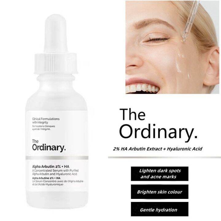 The Ordinary Alpha Arbutin 2 HA Hyaluronic Acid Serum for Facial