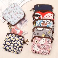 Japanese-style wallet female mini key bag card bag fabric canvas earphone storage small bag student cloth bag coin purse