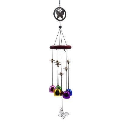 สินค้าใหม่ กระดิ่งลม ฐานผีเสื้อ กระดิ่ง 5 Wind Chime เสริมโชคลาภ เสียงเพราะ ระฆังลม ตกแต่งบ้าน ตกแต่งสวน