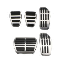 Stainless Steel Car Pedals Gas ke Pedal Pads Cover for Renault Duster Captur Scenic Espace Koleos Kadjar 2019 2020 2021