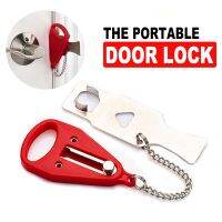 Stainless Steel Punch-Free Door Locks Anti-theft Door Stop Portable Security Door Locks Door Lock security door