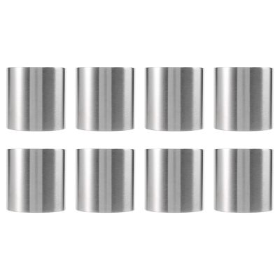 8 Pieces Stainless Steel Mousse Rings Round Biscuit Cutter Cake Mold Kitchen Baking Pastry Tool for Tart,Fondant,Etc