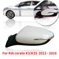 CAPQX Auto ด้านนอกกระจกมองหลังสำหรับ KIA Cerato K3K3S GL GLS DLX P สไตล์2012 2013 2014 2015 2016 35678สาย