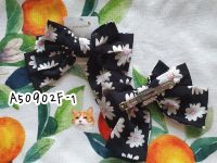 A50902F.Hair Pin กิ๊บติดผม ผ้าซาตินวินเทจ รูปโบว์ เวอร์ชั่นเกาหลีแฟชั่น