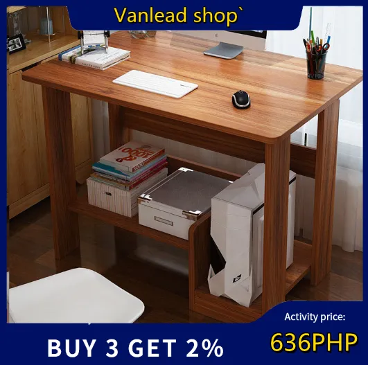 80 40 72cm Multi Function Desktop Computer Table Study Big Size Space Saver 2 Layers Wooden Lazada Ph 80 40 72cm Multi Function Desktop, Furniture Computer Table Names