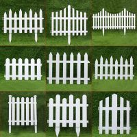 White PVC Plastic Fence European Style For Garden Driveway Gates Christmas Tree SP99