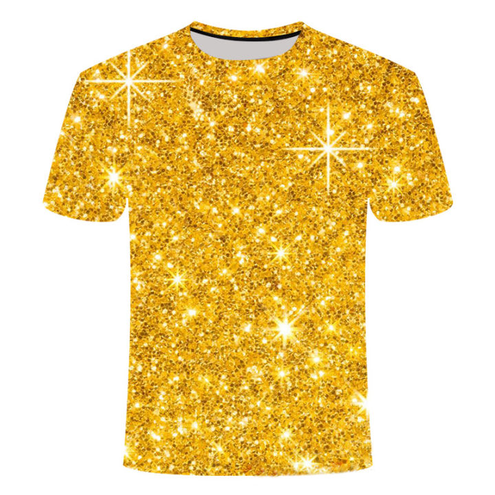 Disco glitter men pants gold 