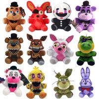 18cm Kawaii New F-naf Anime Plush Toy Cartoon Freddy Plush Doll Bear Sly Bunny Animal Fazbear Plush Toys Christmas gifts