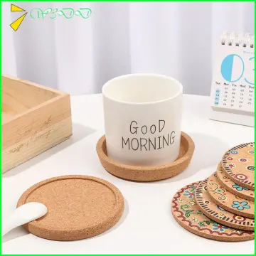 Cup Mat Round Cork Coaster Pads, Heating Cup Customize Wooden Coasters for  Drinks - China Cork Coaster and Cork Coffee Mug Coaster price