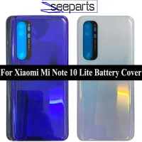 ใหม่สำหรับ Xiaomi Mi Note 10 Lite M2002F4LG หุ้มประตูฝาหลังปิดโทรศัพท์กระจกหลังสำหรับ Xiaomi Mi Note ฝาหลังปิดโทรศัพท์หลัง10 Lite + CE