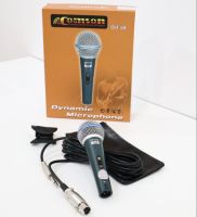 ไมโครโฟน comson รุ่น SM58? ไมโครโฟนชนิด Dynamic Microphone แบบสาย การตอบสนองเสียงคมชัดทุกระดับ ?สายยาว 4.5 เมตร ?