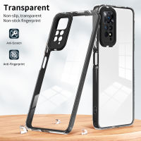 Redmi Note 11 Pro Case, WindCase Crystal Transparent Hard PC Bumper Case with Detachable Camera Protection Cover for Redmi Note 11 Pro 5G / 4G