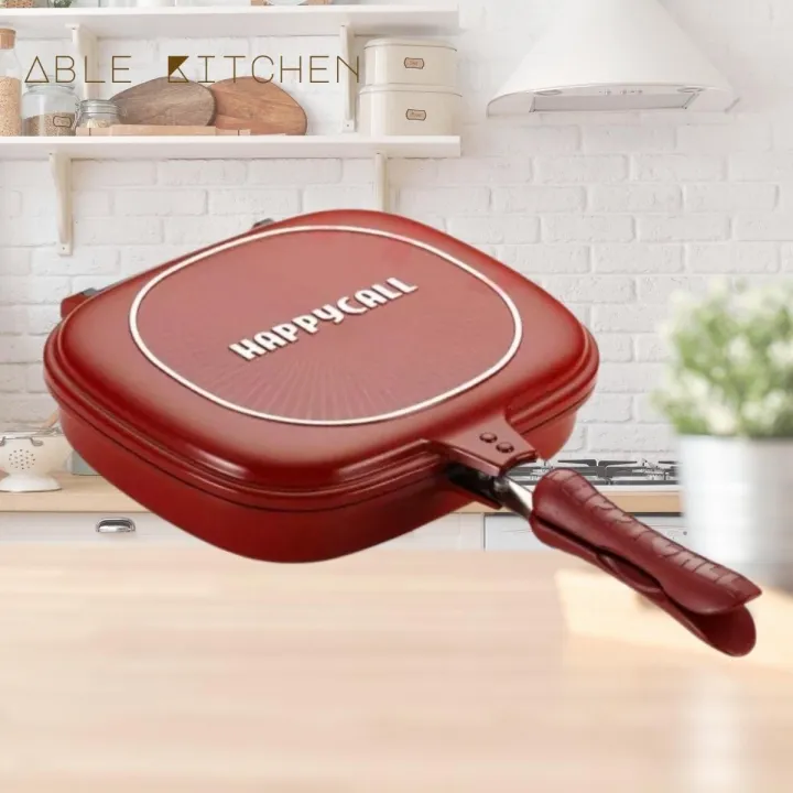 Able Kitchen Aluminum DoubleSided Grill Pan 32cm (Red) Lazada PH