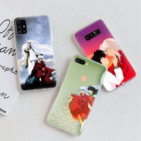 อ่อนนุ่ม ซิลิโคน เคสโทรศัพท์ หรับ iPhone XR 7 6s 6 11 5s XS 5 8 SE Max Plus X Pro ปก โปร่งใส TPU To-159 Inuyasha