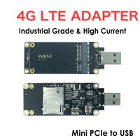 โมดูลไร้สาย3G/4G LTE Mini Pcie อุตสาหกรรมกับอะแดปเตอร์ USB W/ซิมช่องใส่การ์ดสำหรับ WWAN/LTE