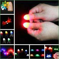 VARIOUS BEAUTY NAILS 1 Pc เรืองแสง LED อุปกรณ์ประกอบฉากมายากล Light Up Thumbs ไฟนิ้วมือ ไฟเหนี่ยวนำ นิ้วกระพริบ