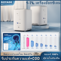 เครื่องผลิตออกซิเจนแบบพกพา 1-7 ลิตร/นาที พร้อมอัตราการไหลที่ปรับได้สำหรับใช้ในบ้านและการเดินทาง - จัดส่งจากประเทศไทยพร้อมตัวเลือกการเก็บเงินปลายทาง