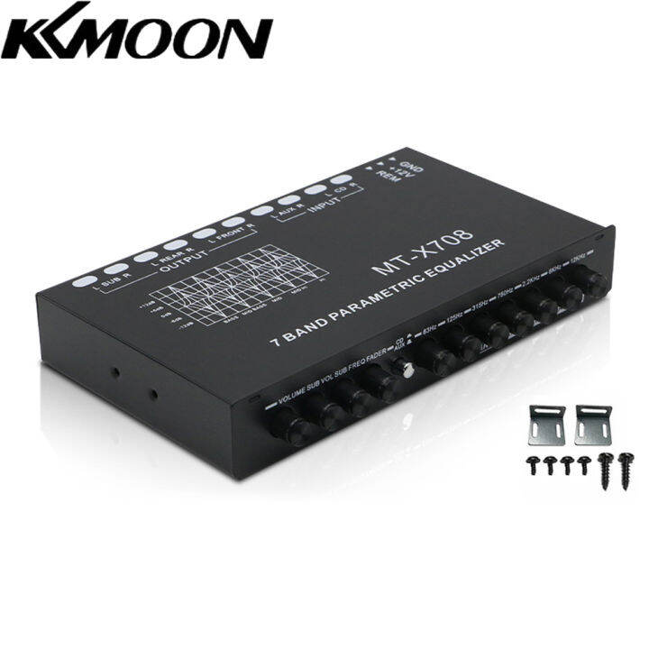 Professional 7 Band Car Equalizer Multifunctional Car Audio EQ Tuning