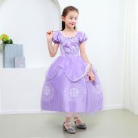 ﹍ Halloween Prom Carnival Clothing Fantasy Girl Cosplay Princess Dress 2023 Children Christmas Party Costume Pageant Catwalk Show