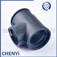 ;[-./ Auto Waterproof Wire Harness Connector Bellows Buckle Manifolds 36*36*30 T-Tee Corrugated Pipe Clamp Clasp Cover 9806154