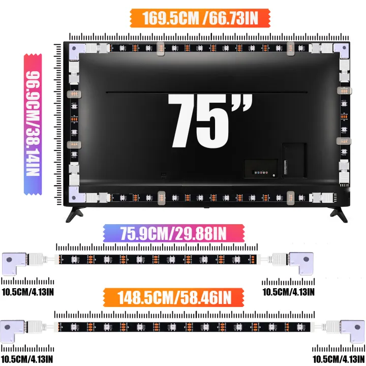 5v-led-strip-backlight-usb-light-strip-for-43inch-75inch-rgb5050-strip-with-connector-work-with-aleax-assistant