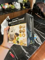 ธรรมดี แบล็ค เซซามี ชีเรียล THAMDEE BLACK SESAME CEREAL  เครื่องดื่มสำเร็จรุปผสมงาดำและธัญพืช