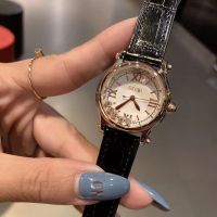 ∋❀ Happy new brand-name watches for women Su Mingyu samewaterproof leather light excessivetemperament lady wrist watch