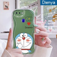 เคส Dienya สำหรับ OPPO R17 R15 Pro เคสการ์ตูนโดราเอมอนน่ารักขอบเนื้อครีมเคสมือถือกันกระแทกแบบใสนิ่มโปร่งใสลายกล้องถ่ายรูปสร้างสรรค์เรียบง่ายปลอกอ่อนโยนฝาครอบป้องกัน