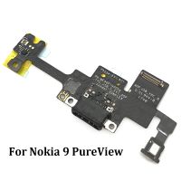 Dock Connector Micro USB Charger พอร์ตชาร์จ Flex Cable Board พร้อมไมโครโฟนสําหรับ Nokia 9 PureView อะไหล่