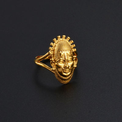 Anniyo Portrait of Queen Mother Idia of the Benin Empire Stud Earrings Women Girls African Cultural Ornaments #262606TH