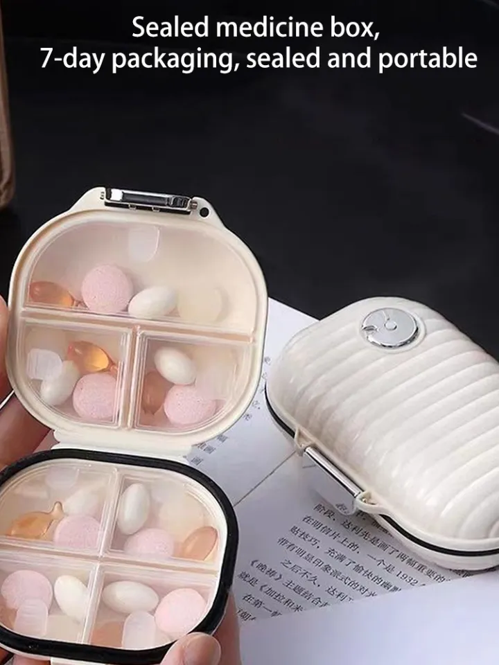 Cheap Waterproof Mini Medicine Box Multi Grids Pill Container Organizer  Plastic Pill Box Women
