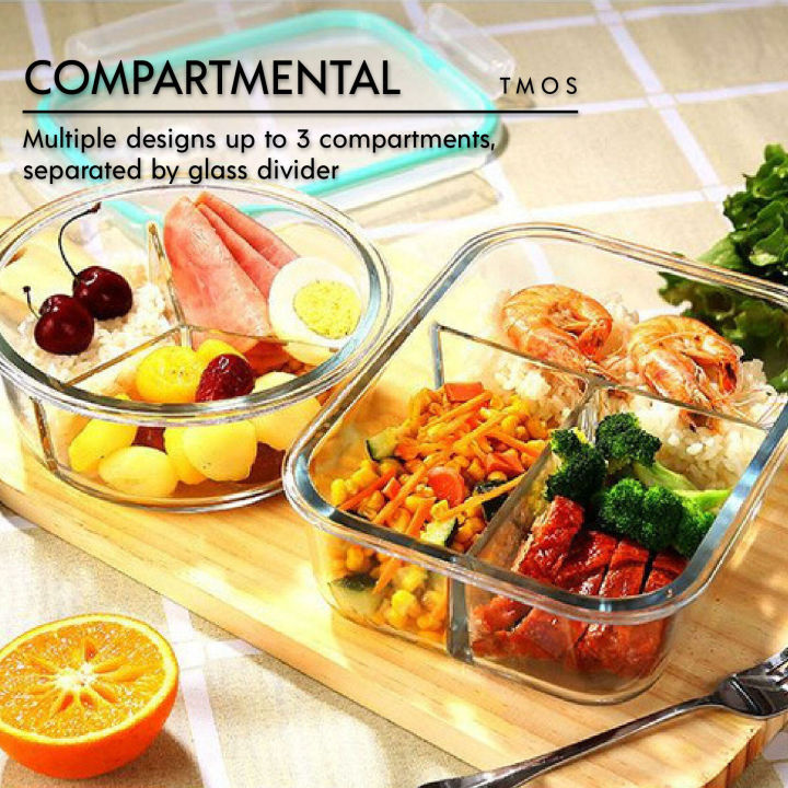 Microwave Safe Glass Lunch Box For Students And Office Workers