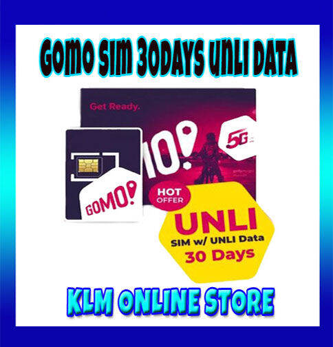 GOMO SIM 30DAYS UNLI DATA (1 month Unli Data) | Lazada PH