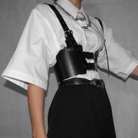 【CW】□▫▽  Fashion Cummerbunds Adjustable Buckle Leather Ladies Bustier Punk Street Waist Corset Accessories