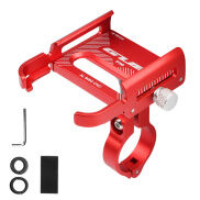 Nhôm Bike Giá Đỡ Điện Thoại 360 Độ Xoay Điều Chỉnh Chống Trượt Xe Đạp Tay