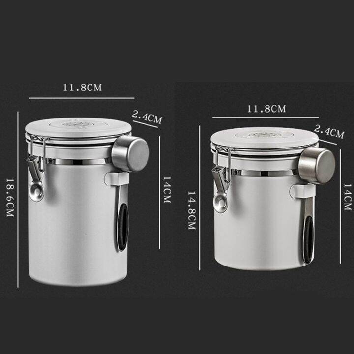 1-pcs-coffee-storage-container-stainless-steel-coffee-bean-can-sealing-coffee-filling-food-storage-container-1500ml-white