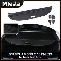 【LZ】♤  Para Tesla Model Y 2022 2023 Trunk Cargo Cover Traseiro Rack Escudo de Segurança Sun Sombra Bagagem Transportadora Cortina Retrátil Partição