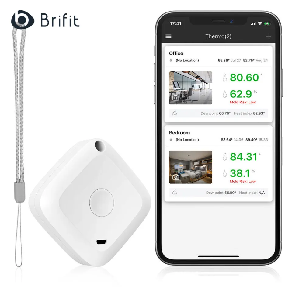 Brifit, The Hygrometer and Thermometer Bluetooth